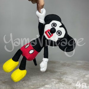 Vintage 2000s Cobic Mouth Mickey Mouse Plush Stuffed Toy Second Hand Collectibles Cartoon Stuffed Animals Gift Christmas Dolls Daughter Gift