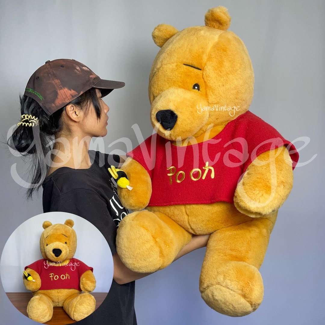 Vintage 1990s Pooh Bee Plush Large Size 26 Second Hand Stuffed Animals Stuffed Dolls Vintage Style Gift Plush Bear Bee Honey Etsy