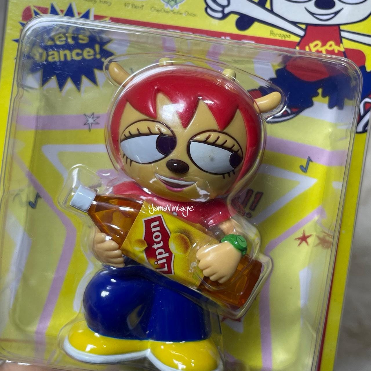RARE! Vintage 2000s Parappa Um Jammer Lammy Dancing Figure Second