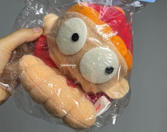 ヴィンテージ ぬいぐるみ スキヤポデス ぷよぷよ 5-6インチ、ぷよ