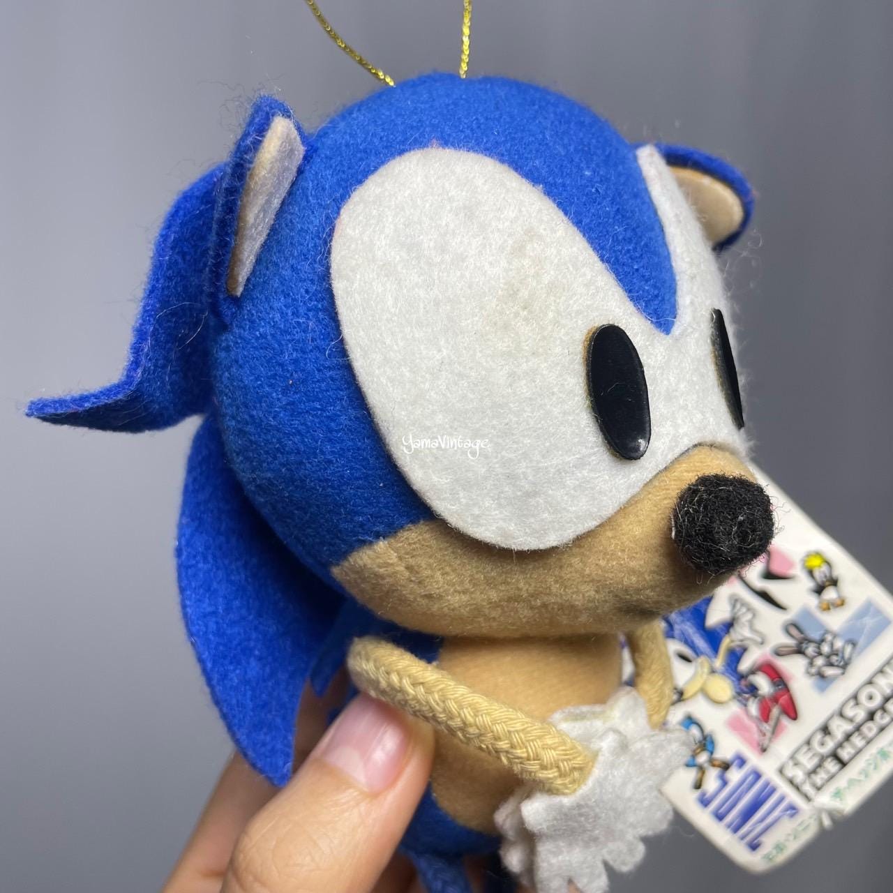 ヴィンテージ 1992s ソニック ぬいぐるみ 5.5-5.8インチ ゲーム、日本