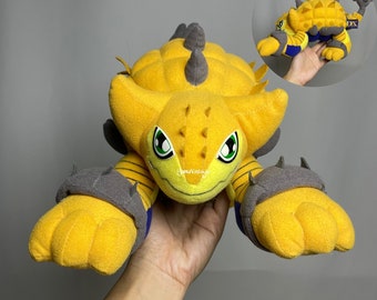 Vintage 2001s igimon Ankylosaurus Plush , Anime Cartoon , Japan , Japanese , Doll , Animated  , Stuffed toy , Gift for him , Dinosaurs stuff