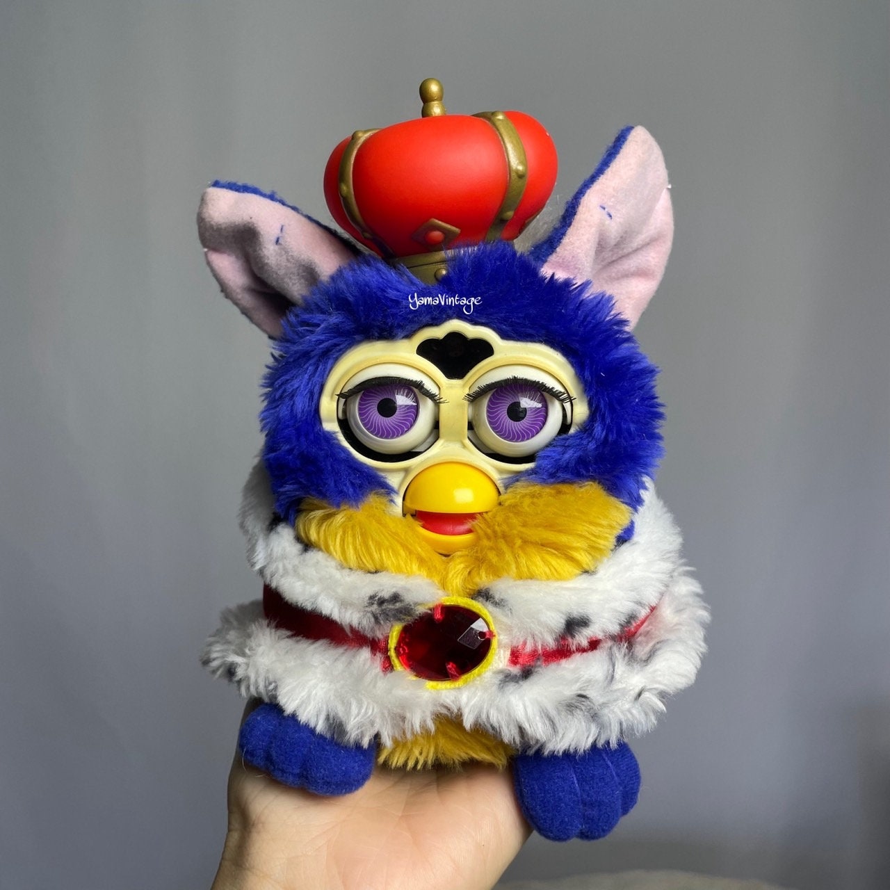 Vintage 1999s-2000s Royal Urby Talking Japanese Plush 6.5