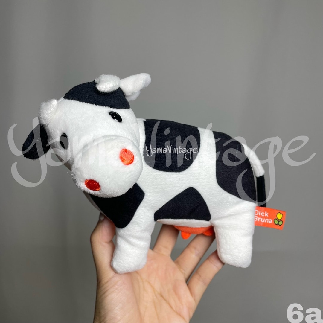 RARE Vintage Cow Squeeze and Squeak Plush Squeeze N Squeak Etsy