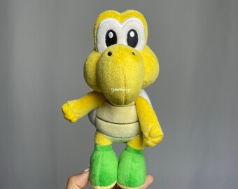 VintageGame Koopa Troopa Plush 7.5-8" , Plushies , Stuffed doll , Second hand , Stuffed animal , Vintage doll , Vintage , Collectible game