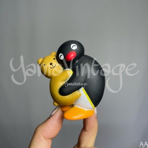 Vintage Cartoons Pingu , Collectibles , Vintage toys , Penguin , Animals , Gift for her , Christmas , Christmas gift , Mini figure , Y2K