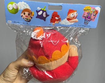 ヴィンテージ ぬいぐるみ スキヤポデス ぷよぷよ 5-6インチ、ぷよ