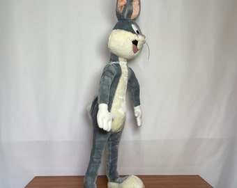 Peluche Bugs Rabbit vintage del 1998, 42-43 cm, Cartoni animati