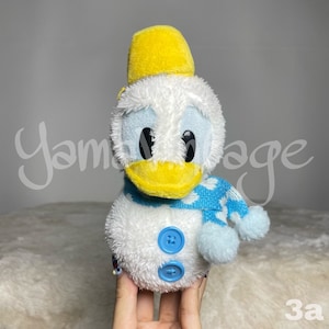 Vintage Cartoon Snowman Donald Duck Plush Christmas Decorate Winter Plushies Kawaii Gift for Her Gift Plush Festival Granddaughter Birthday