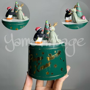Vintage 90s-2000s Pingu Navidad, Segunda Mano, Coleccionismo, Ahorro, Alcancía, Música, Juguetes, Decoración, Pingüino, Regalo de cumpleaños