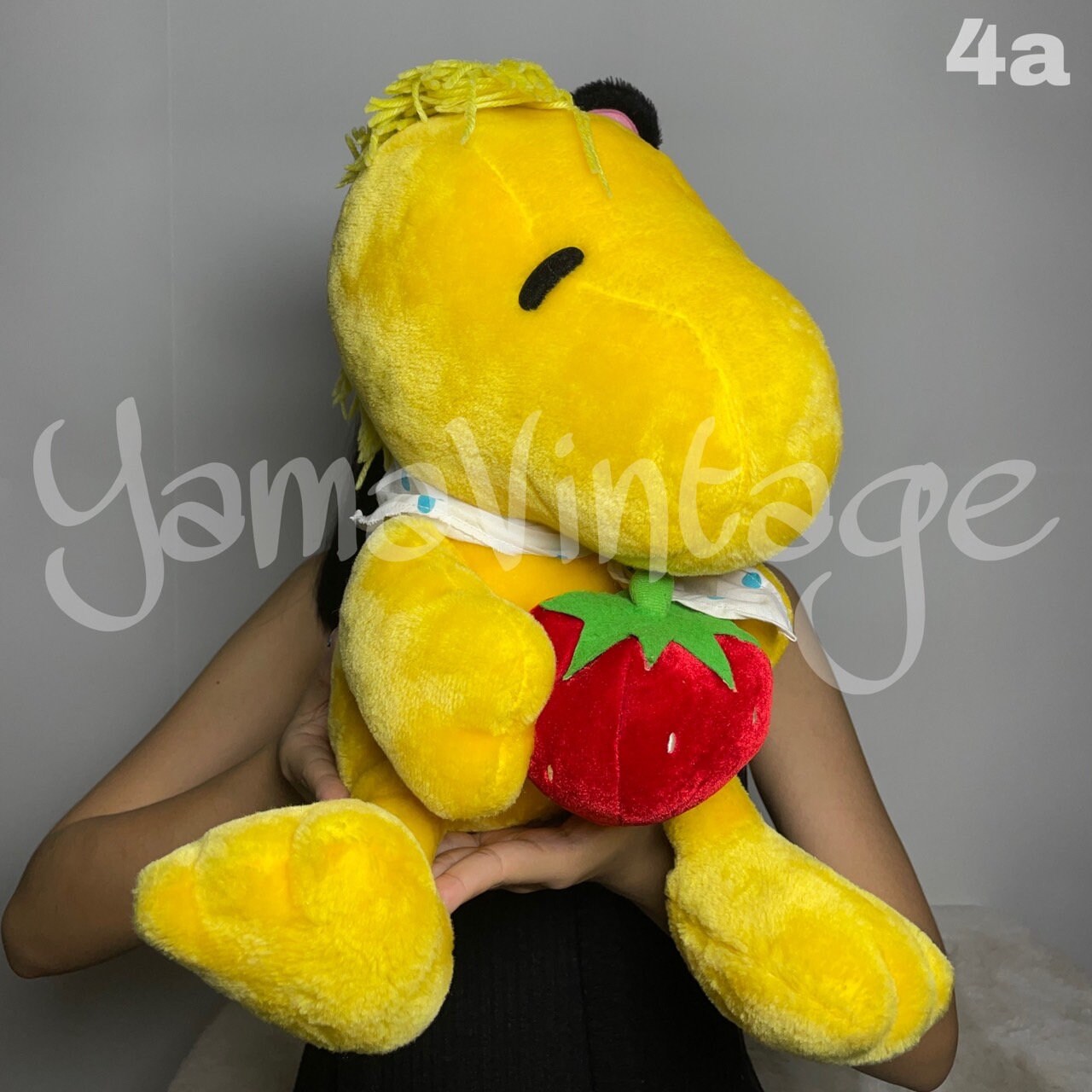 Vintage Peanuts Woodstock Chirping Plush Stuffed Toy 7 Inch