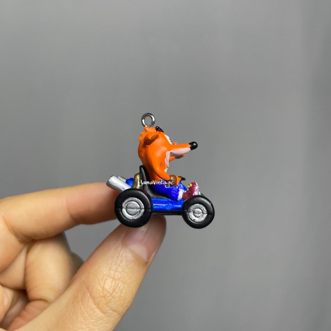 Vintage 2000s Crash Bandicoot Figure Keychain, Mini Car - Etsy