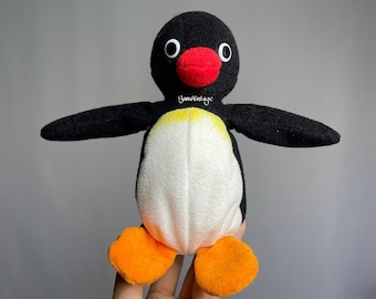 ピングー 　ぬいぐるみ 　ヴィンテージ 　当時品 ヴィンテージ Pingu ピングー ぬいぐるみ オルゴール お魚を抱え