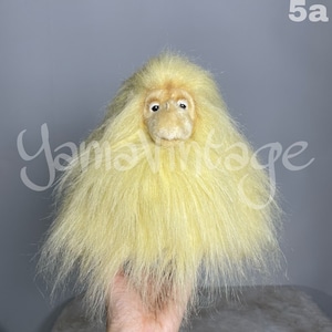 Vintage 90s Snowflake Gorilla Plush , Stuffed Animal , Albino gorilla , Animal , Gift for Him , Father Day , Mother&#39;s Day , Realistic Monkey