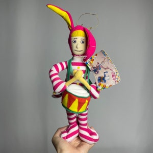 SELTEN!! Vintage 2001s Popee the Artist 10,5" , Puppen , Kedamono , Anime , Cartoon , Japan Stuff , Second hand, Stoffpuppe, Popee