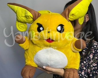 RARE! Vintage 1990s Raichu Plush Europe or Taiwan? , Stuffed toy , Stuffed doll , Games , Anime , Cartoons , Cute , Gift , Second hand , Y2K