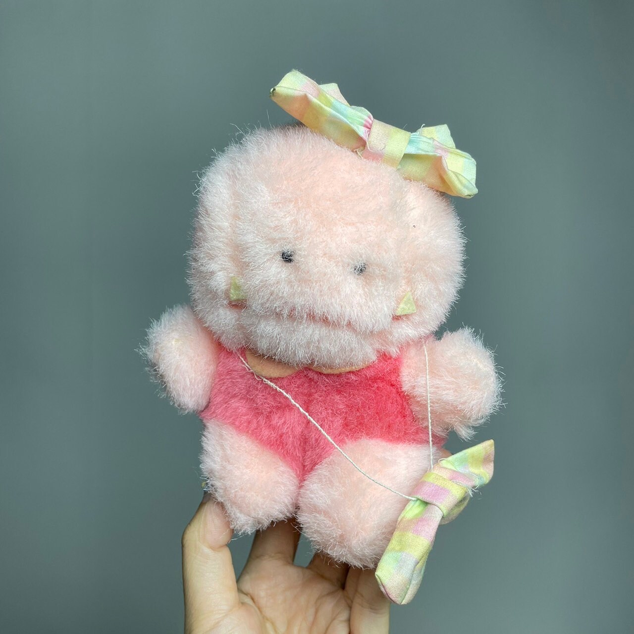 当時物　ヴィンテージ カメヘン　セキグチ　ぬいぐるみ　ピカポン　ピンク　レトロ il_fullxfull.5175145618_m89y.jpg