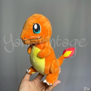 Charmander Plush 7&quot; , Games Japan , Anime , Second Hand , Gift for Him , Gift for kids , Birthday , 90s , Plushies , Stuffed Toys , Y2K cute