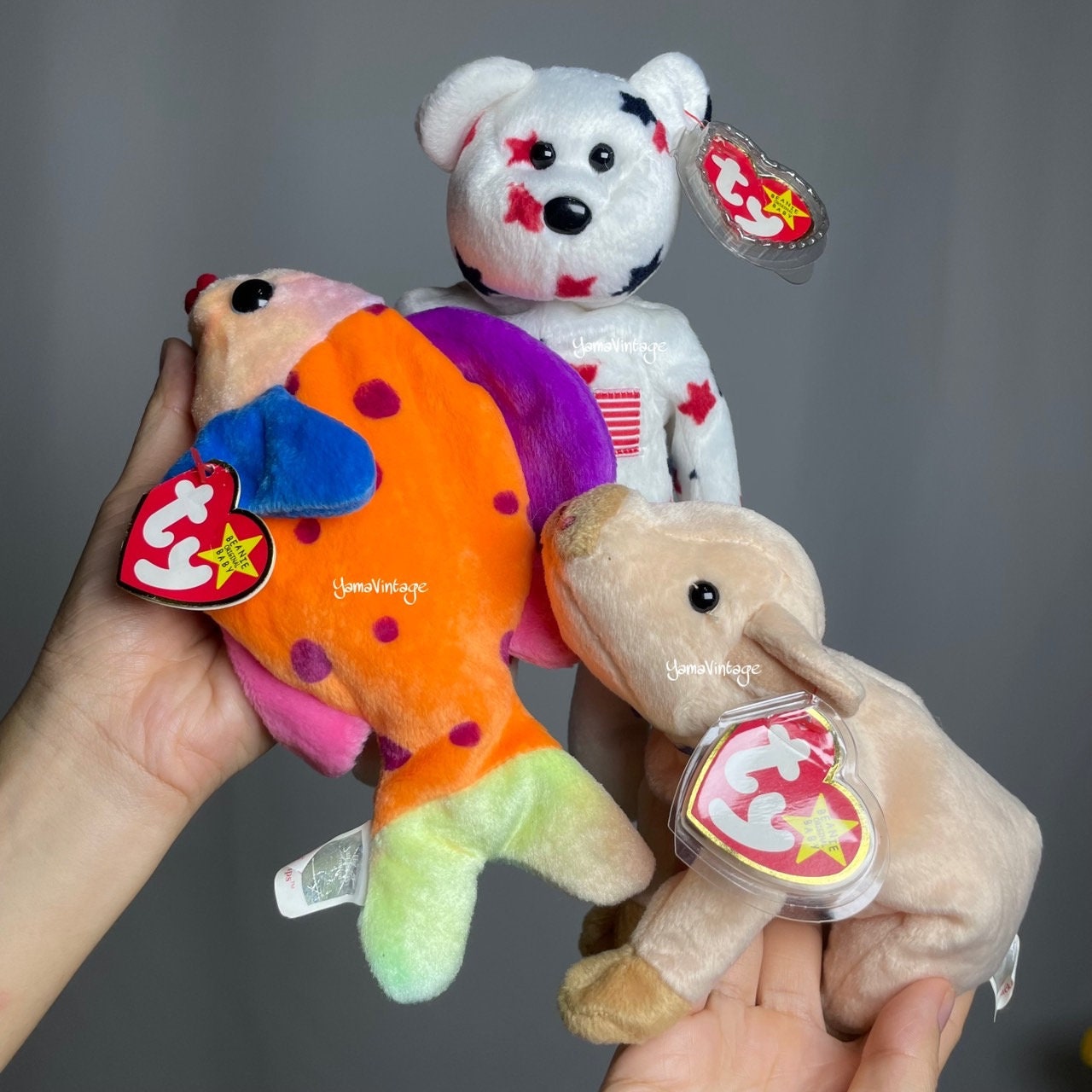 1990年代ヴィンテージ TYビーニーぬいぐるみセット、25ピース