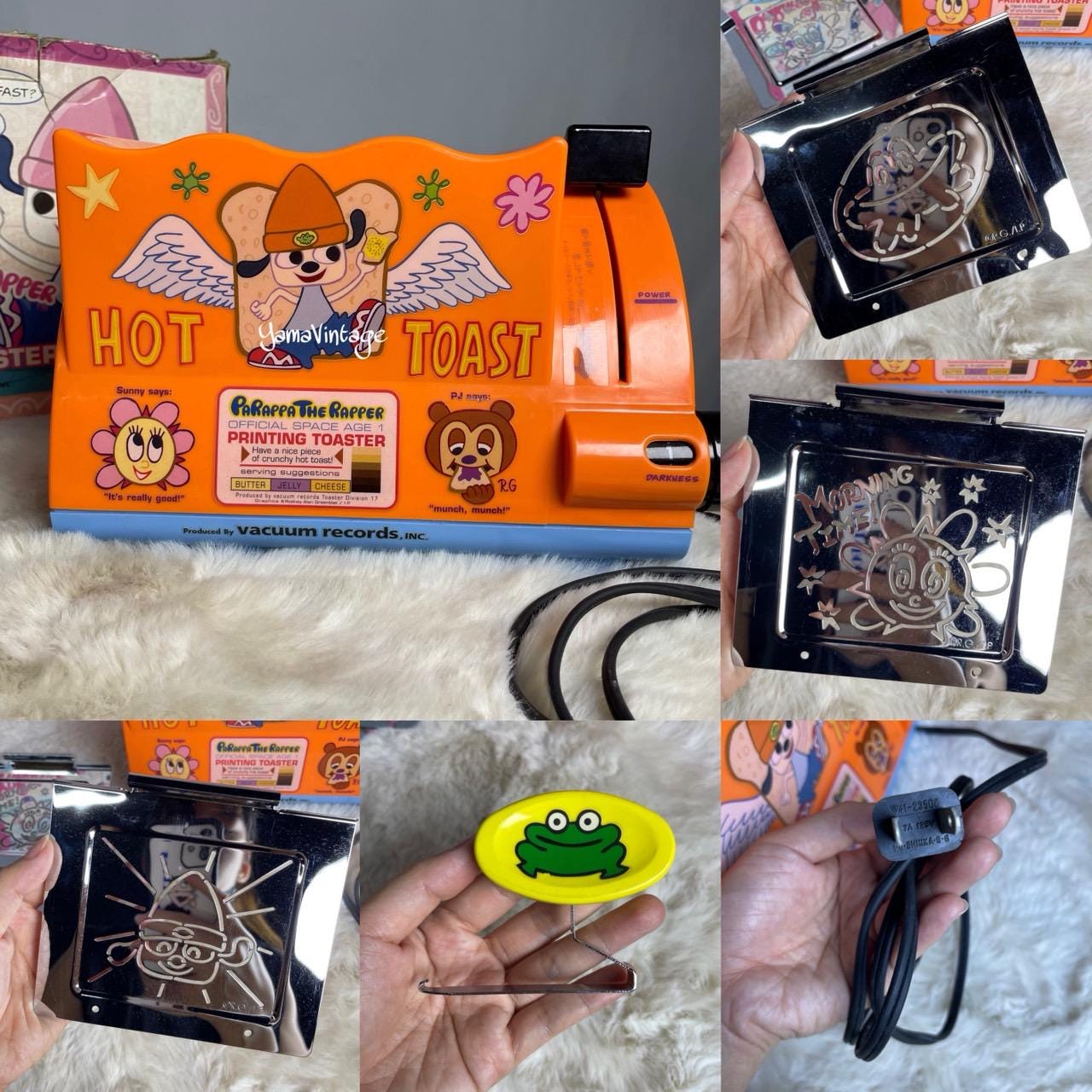 RARE! Vintage 1990-2000s Toaster Parappa Hot Toast , Second Hand