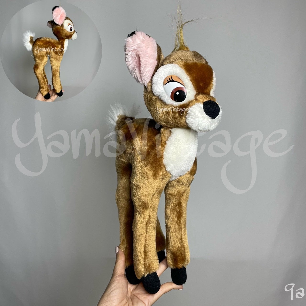 Vintage 1980s Bambi Plush , Second Hand , Deer , Cartoons