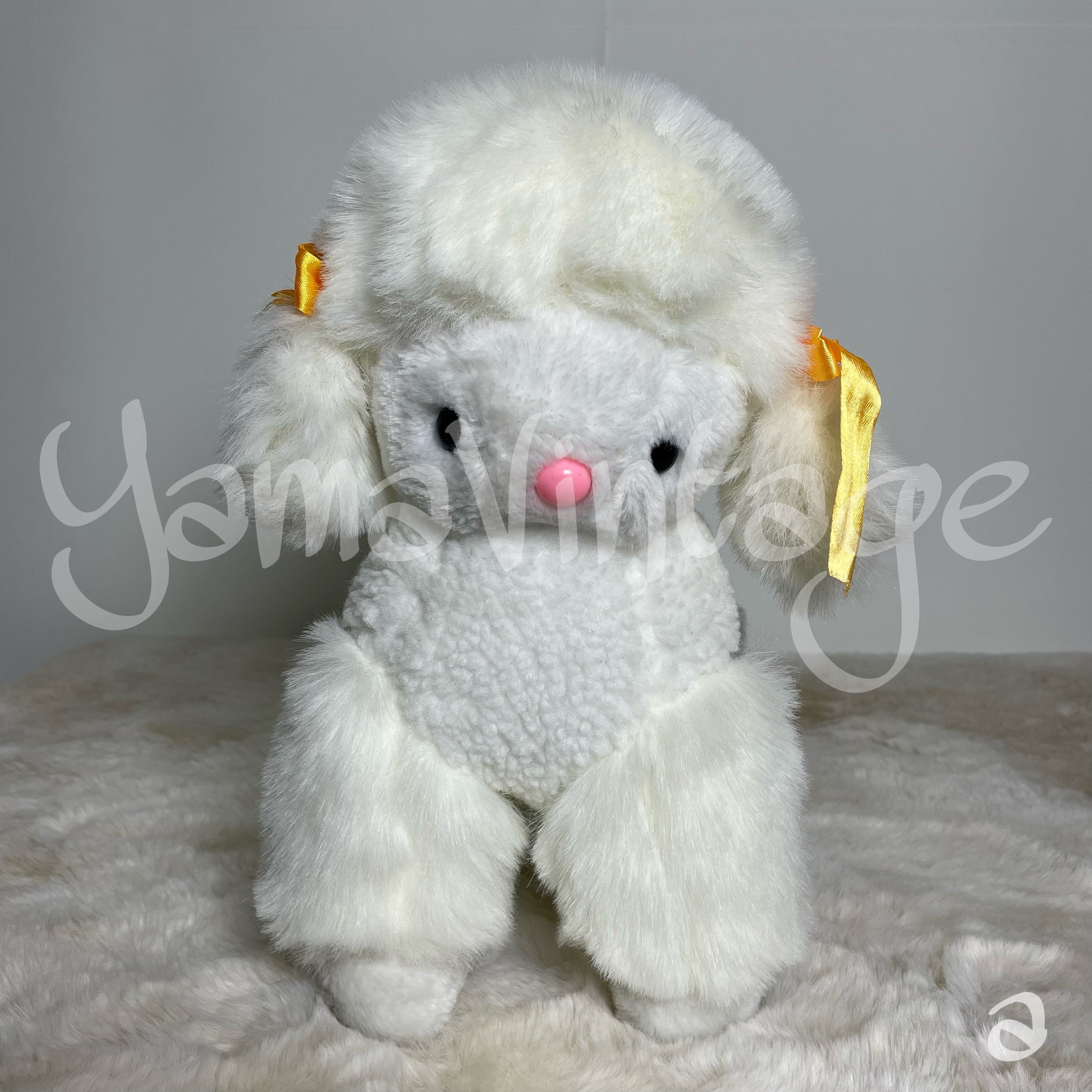 ヴィンテージ80年代の羊のぬいぐるみ、昭和レトロなぬいぐるみ - Etsy 日本