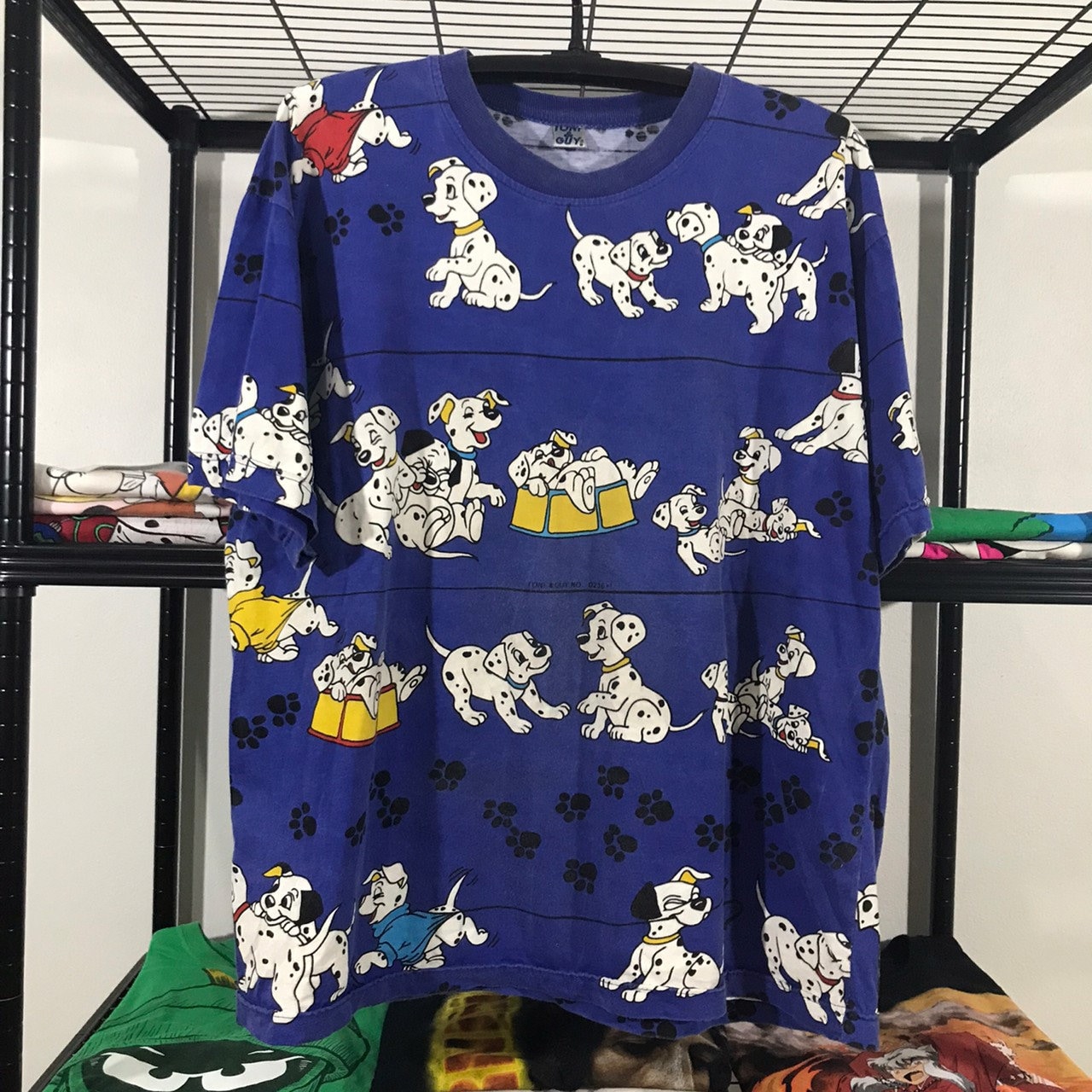 Vintage T-shirt - All Over Print Dalmatians 90s - Etsy