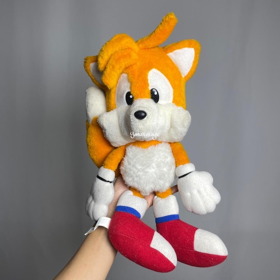 Vintage 1993s Tails Miles Prower Sonic Plush 15 Game Anime Japan Second Hand Collectibles Gift Plush Stuffed Doll Gift for You Etsy UK