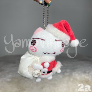 Vintage 2000s Keychain Plush Toro - Kuro Cat , Anime , Games , Cartoons , Kids Stuffed Animails , Gift for you , Vintage Gift , Plush toys