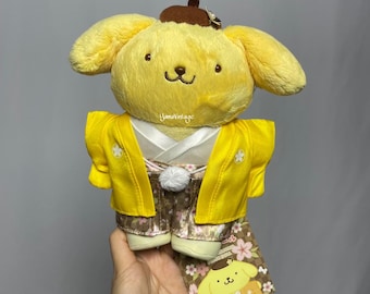 Vintage Cartoons SAKURA KIMONO Plüschpuppe 18-20 cm , Second Hand , Stoffpuppe , Stofftier , Zeichentrickfigur , Plüschtier , Geschenk für Sie