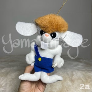 Vintage 90s Mighty Mouse Rat Plush Cartoons 1990s Stuffed Animals Dolls Toys Birthday Gift Collectibles Gift for her Gift Plush Kids Y2K