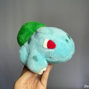 Vintage 1990s Bulbasaur Plush 4" , Game , Japan , Anime , Second Hand , Gift for Him , Gift for kids Birthday 90s Plushies Stuffed Toys Y2K