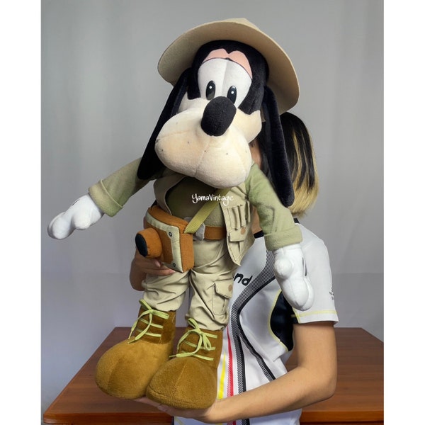 Vintage Safari Goofy Plush 28.5" , Stuffed animals , Second hand , Stuffed toys , Gift for kids , Vintage Dolls , Y2K , Safari animals , Zoo