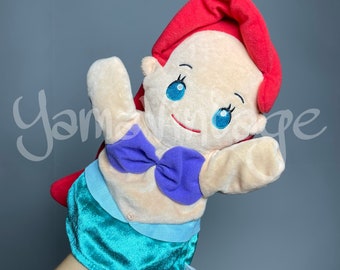 Vintage Cartoons Handpuppe Plüschfigur Meerjungfrau Second Hand Puppe Puppen Prinzessin Ariel Sammlerstücke Geschenk für Kinder Enkelin Mädchen Y2K