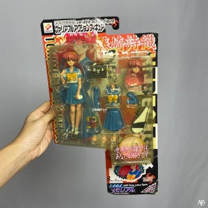 Vintage 1996s Action Figures Fujisaki Doll , Second hand , Toys & Games , Anime figure , Cartoon Japan , Gift for kid , Gift for him , 90s