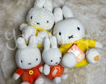 Vintage Miffy Rabbit Plush, Sekiguchi Konijntje Doll, Y2K Kawaii