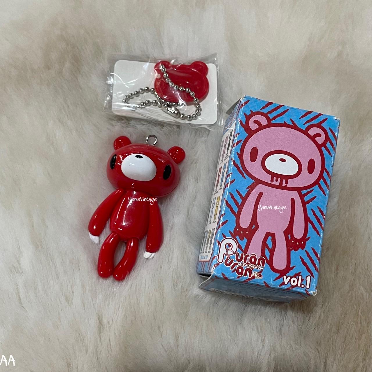 Vintage 2002s Gloomy Red Bear Keychain 2.2