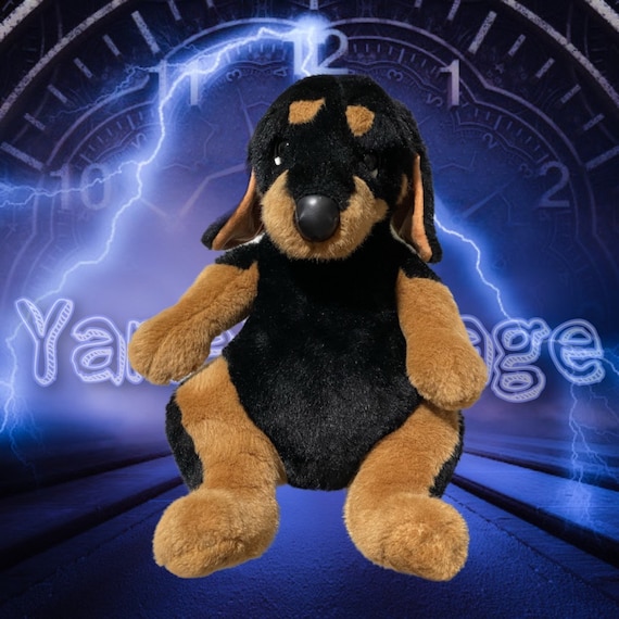 Vintage Dog Plush Japan Stuffed Animals Realistic Dog Doberman Etsy Canada