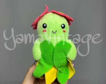Vintage 1999s Bellossom Plush , BANDAI , Game , Japan , Anime Second Hand Gift for Him Gift for kids Birthday 90s Plushies Stuffed Toys Y2K