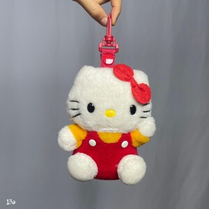 Vintage Kitty Cat Bag Plush 6" , Second hand , Stuffed toy , Cute gift , Y2K , Gift for her , Collectibles , Cartoon japan , Doll , Cute bag