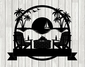 Download Beach Sign Svg Etsy