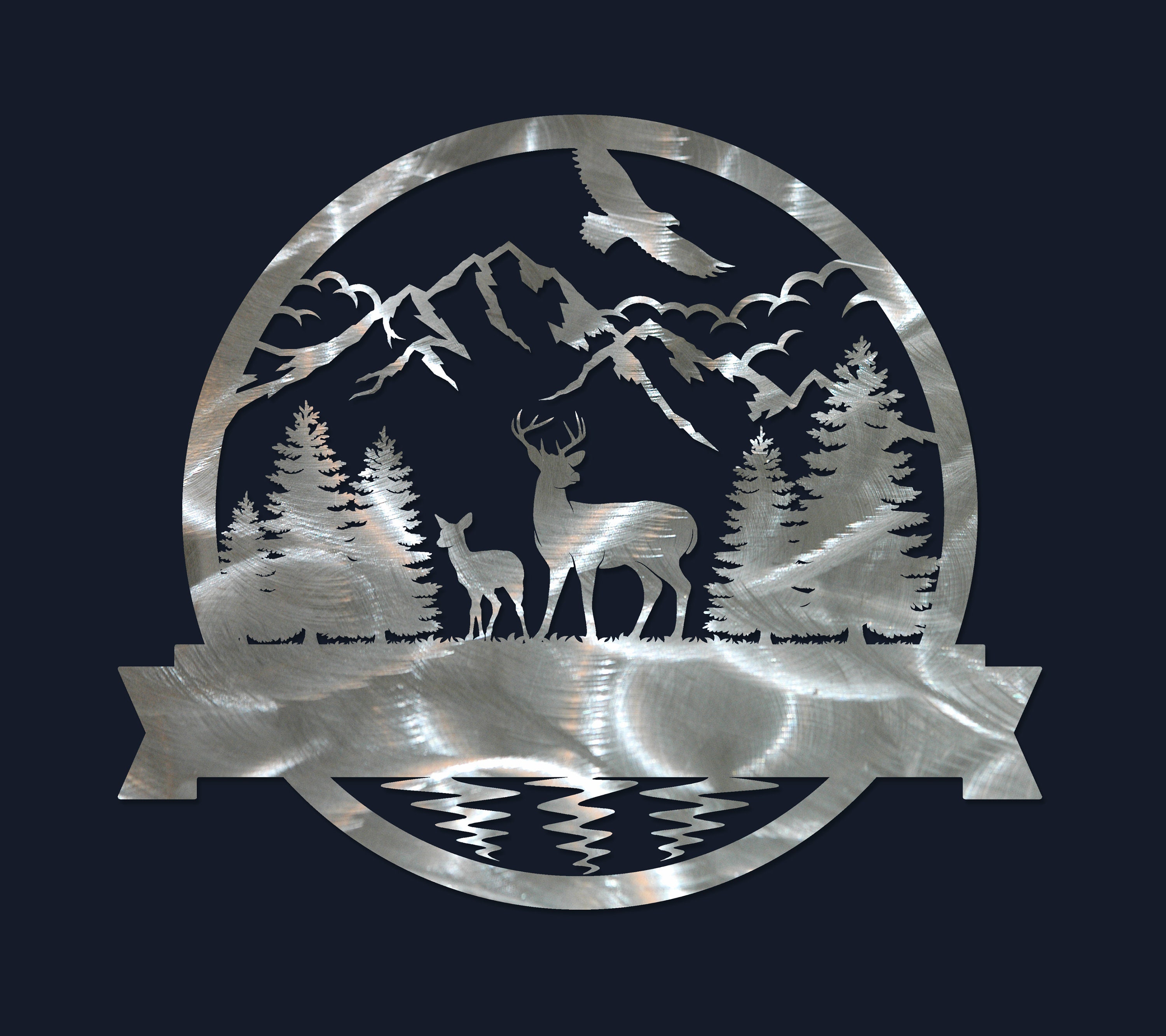 Laser Cut Metal Deer - Etsy