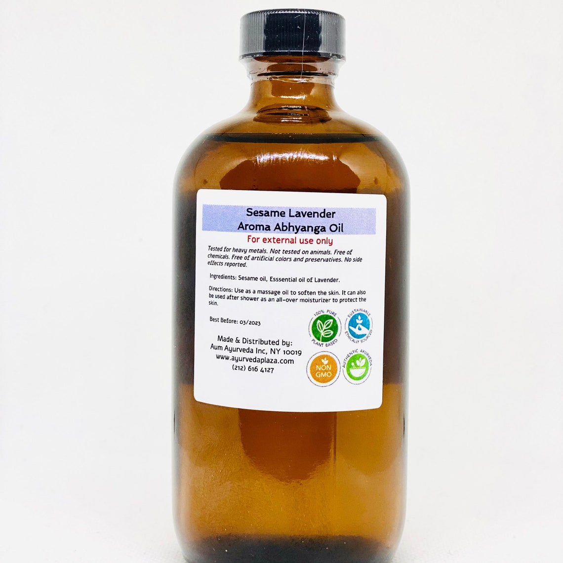 Sesamelavender Ayurvedic Abhyanga Massage Oil Etsy