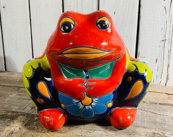 Red Talavera Multicolor Froggy Large