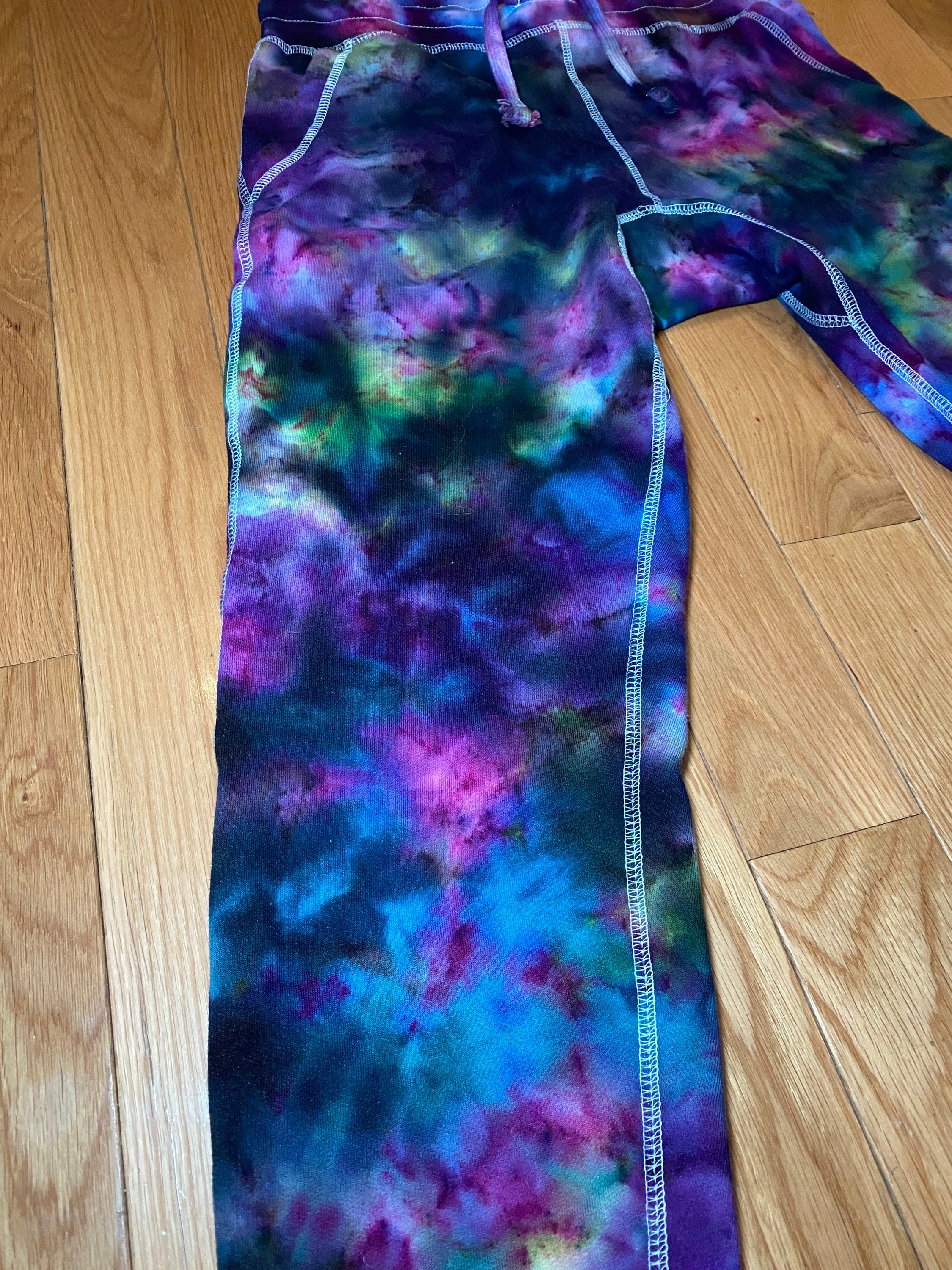 M fits Like a S // Cosmic Nebula Tie Dye Joggers Etsy