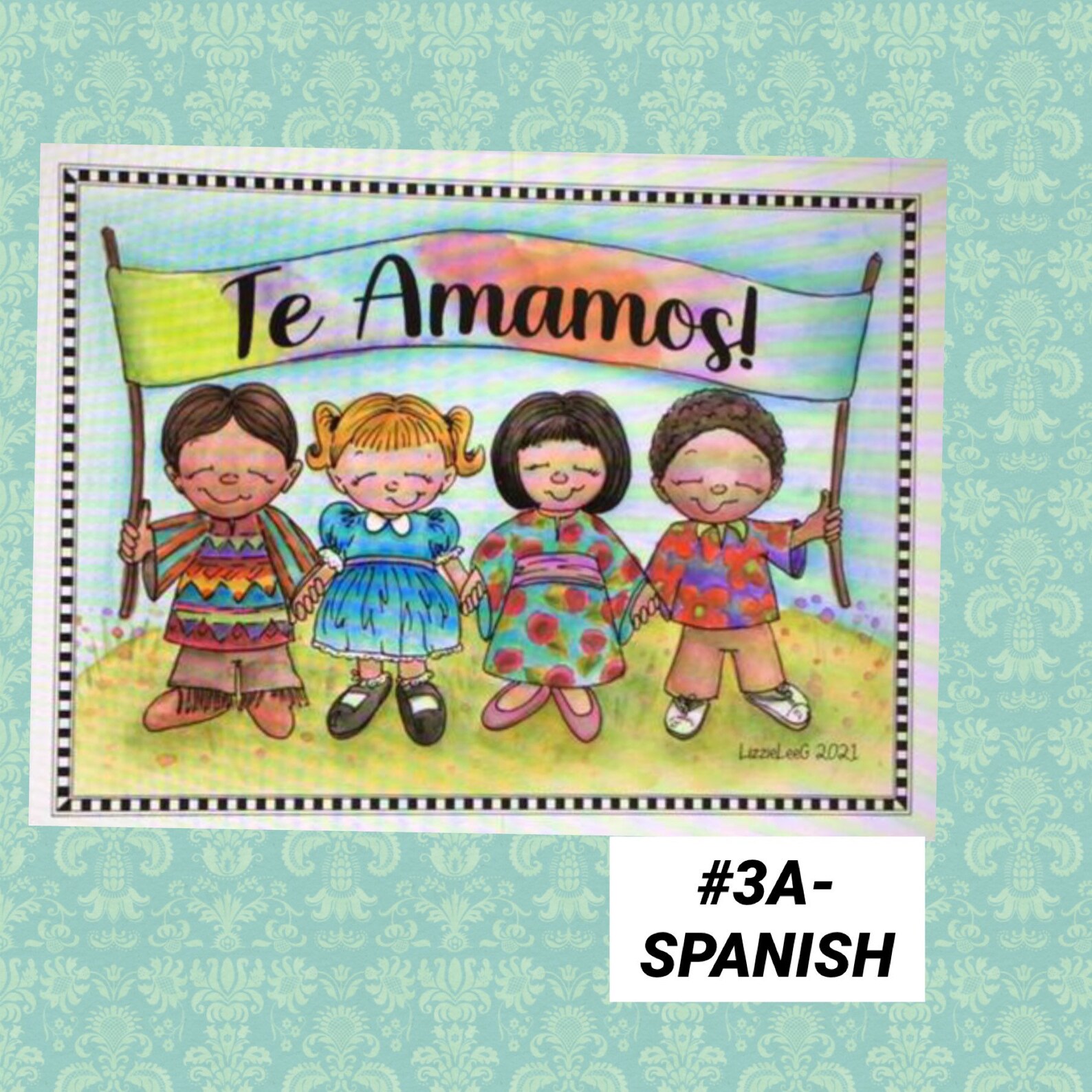 Kids Around the World Greeting Cards Etsy