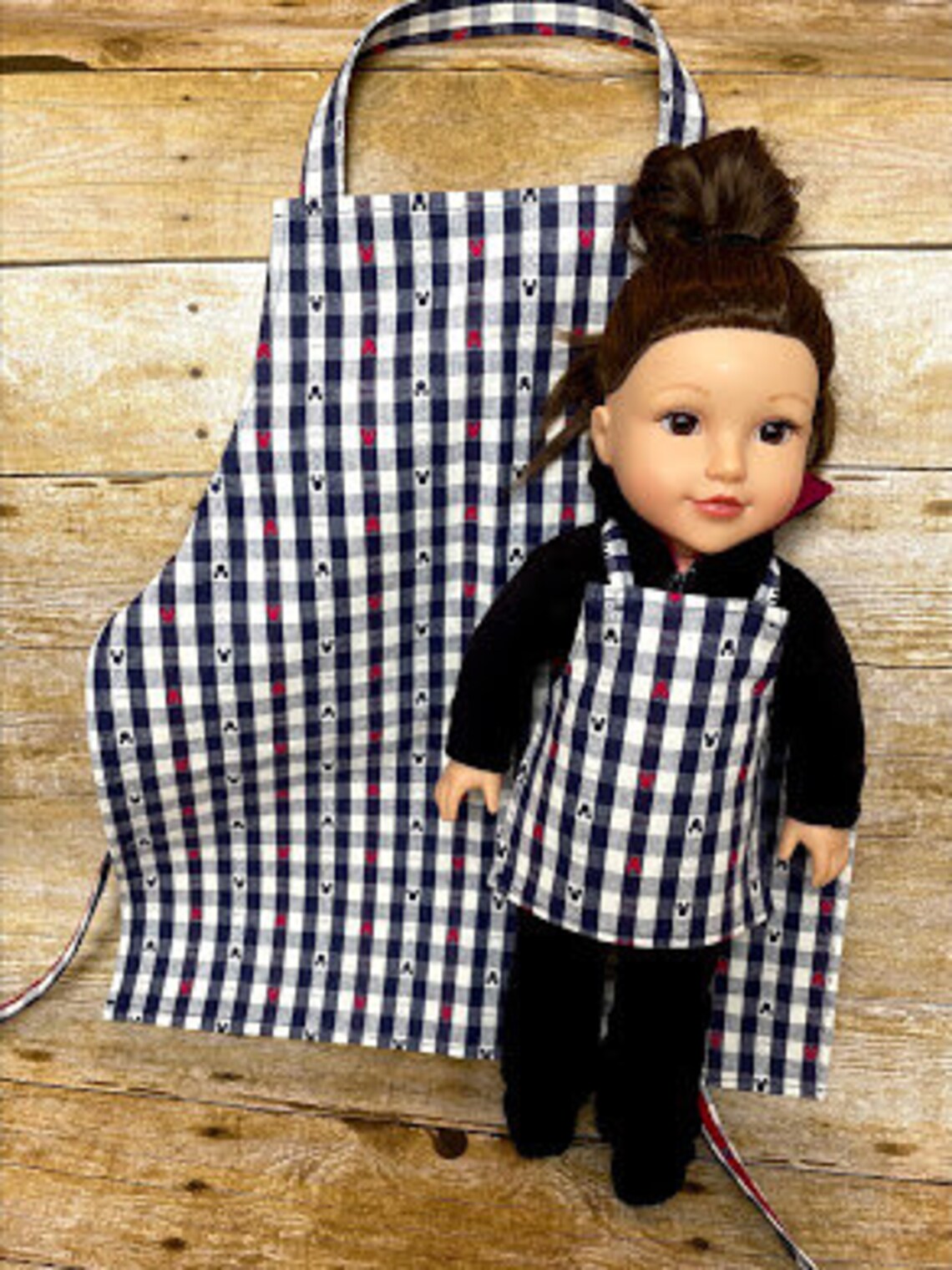 Child Apron with Matching 18 inch doll Apron 18 inch doll Etsy
