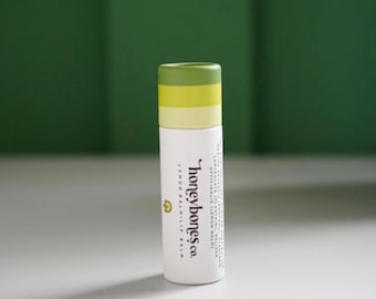 Lemon Balm Lip Balm - Moisturizing with Menthol for Cold Sore Prevention