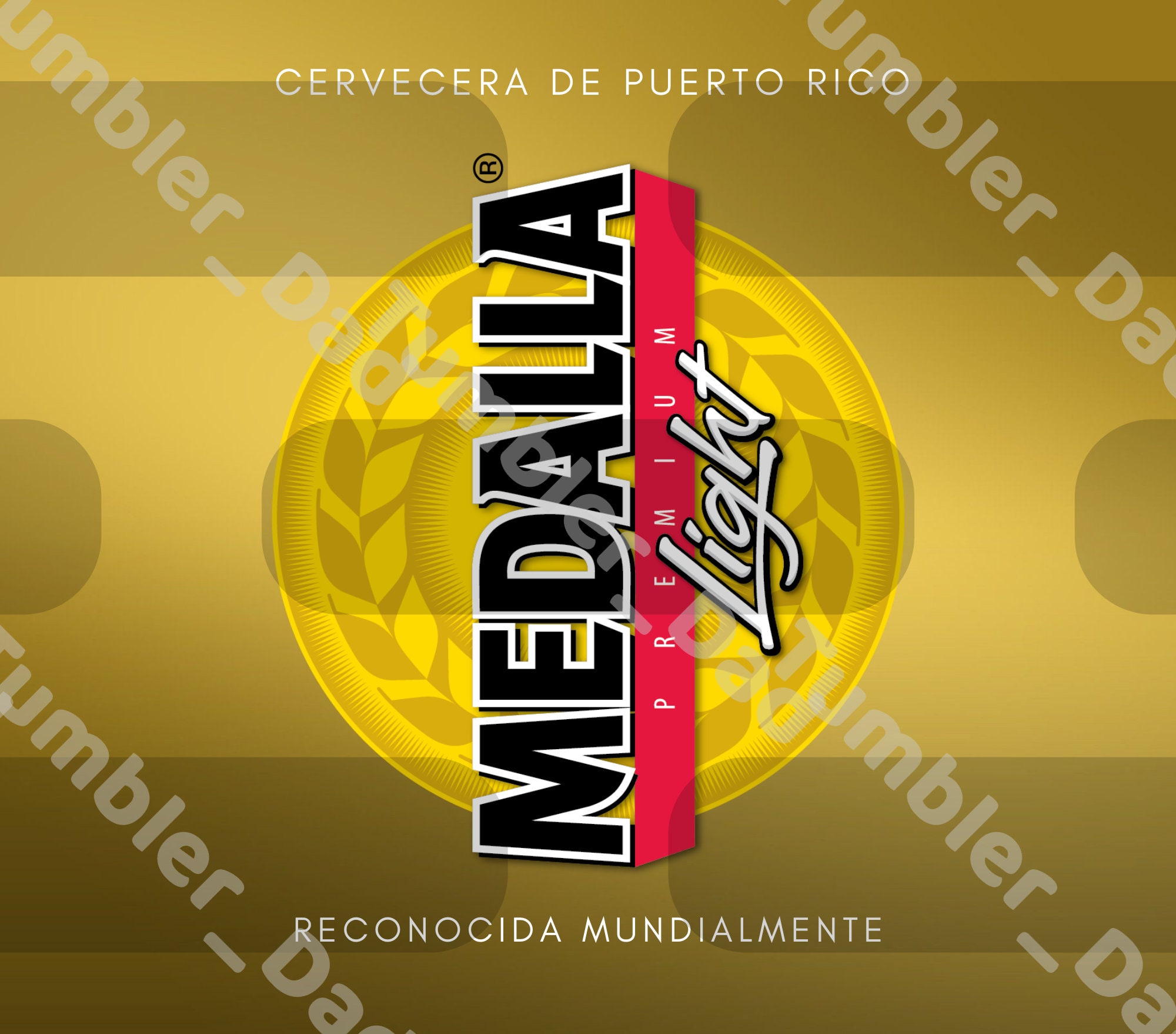 Medalla Beer Image para vasos flacos de 20oz Etsy