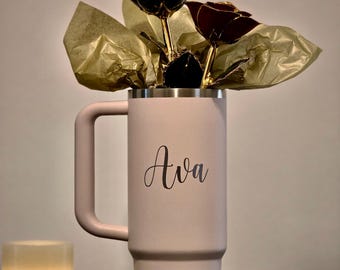 Custom Stanley Quencher ProTour Flip Straw 30oz and 40oz | Stanley Mug | Custom Gift | Personalized gift | Mother's Day